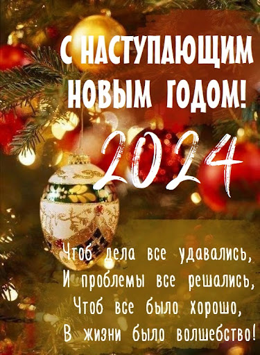 Новогодние поздравления 2024 Screen 2