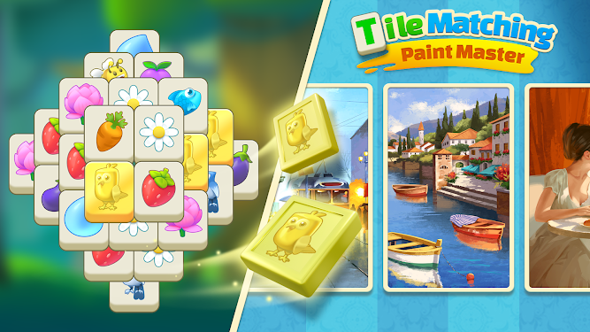 #1. Tile Matching: Paint Master (Android) By: BOUNCE ENTERTAINMENT COMPANY LIMITED
