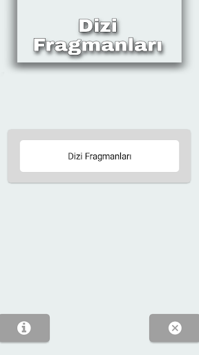 Android application Dizi Fragmanları screenshort