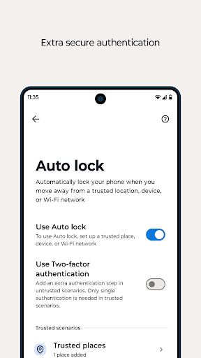Screenshot of Moto Secure