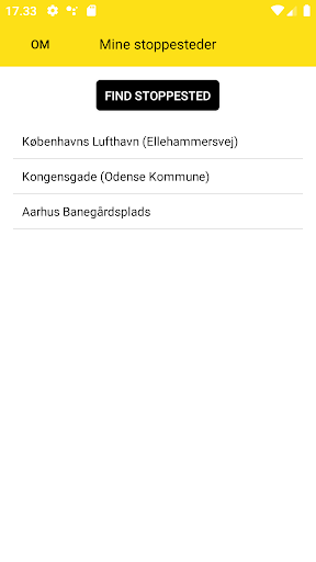 Android application PendlerPal Bus - Stoppesteder screenshort