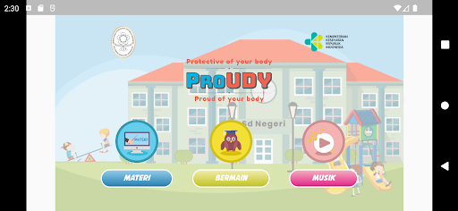 Android application Proudy - Proud of Your Body screenshort