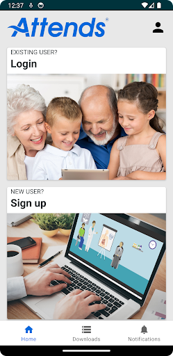 Android application Attends E-learning screenshort