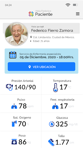 Android application Conexión Fácil 2.0 screenshort