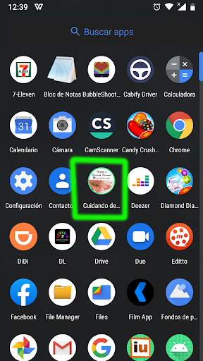 Android application Imagen y Cuidado Personal screenshort