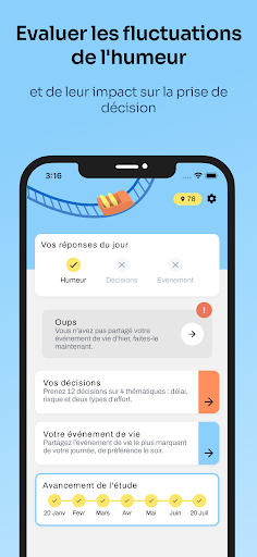 Android application Moodeling screenshort