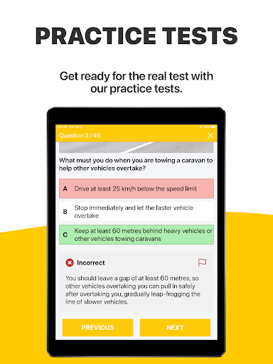 Screenshot of Learner Permit Test Victoria