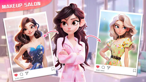 Android application Fantasy Makeover: Makeup Salon screenshort