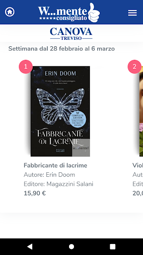 Libreria Canova Screen 3