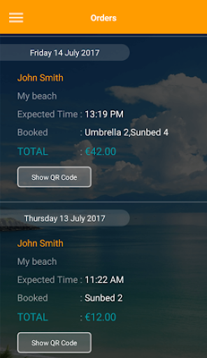 Android application Differend Mobile Sunbeds screenshort