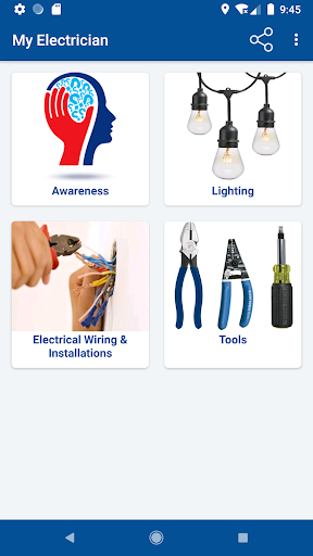 Android application My Electrician screenshort
