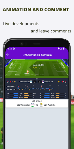 Socball info match Screen 3