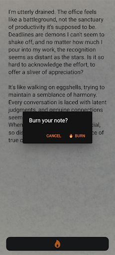 CinderNotes Screen 3