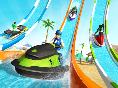 JetSki Water Slide Race Game 1.0 APK screenshots 12