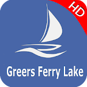 Greers Ferry Arkansas Offline GPS Nautical Charts