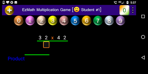 EzMath - Basic Math games Screenshot