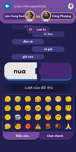Nối Từ - Noitu.vn - Nối từ không, Tiếng Việt thông 1.7.8 screenshots 4
