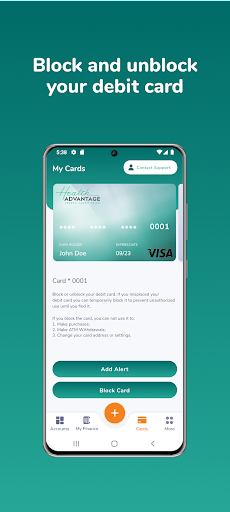 Health Advantage CU Mobile App Screen 3