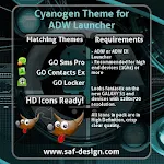 Cover Image of Download ADW Theme Cyanogen  APK