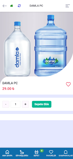 R&B Water Shop Screen 2