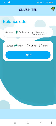 SUMUN TEL Screen 2