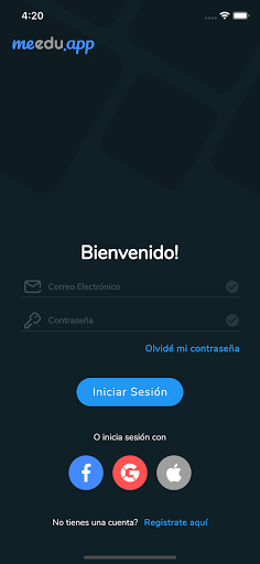 Android application meedu.app screenshort