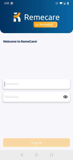 Android application RemeCare screenshort