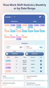 My Work Shift Calendar – Scheduler Planner