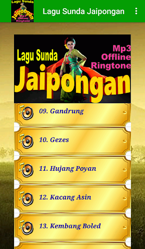 Lagu Sunda Jaipongan Offline Screen 3