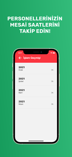 Fibanet - Personel Mesai Takip Screen 2