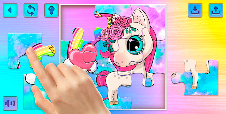 Unicorns Puzzles Game - New - (Android)