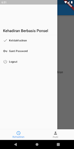 Presensi TTU Screen 3