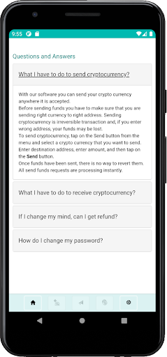 Coins Wallet for bitcoin and l Screen 2