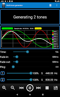 Tone Generator Bildschirmfoto