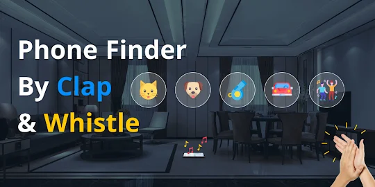 Phone Finder By Clap & Whistle