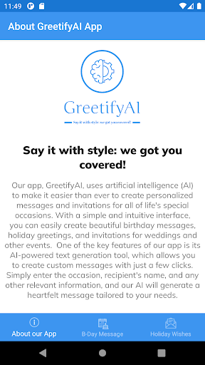 GreetifyAI Screen 3