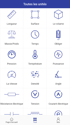 Aperçu de l'application