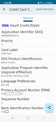 Credit Card Checker Screen 2