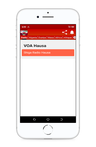 VOA Hausa Labaran Radio Screen 2