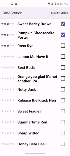 Rate Station Screen 3