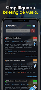 Captura 1 Aeromet - METAR & TAF android