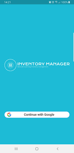 Android application Inventory Manager screenshort