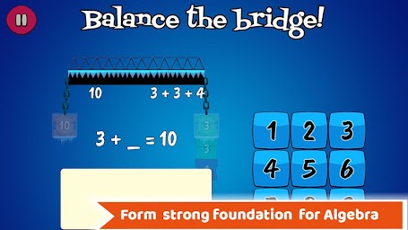 Math Balance : Learning Games