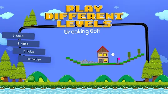 Wrecking Golf - 2D Pixel Golf
