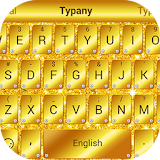 Golden Glitter Typany Theme icon