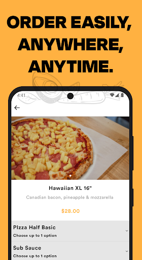 Screenshot of Southpaws Pizza