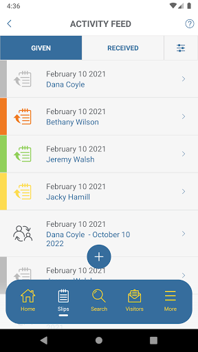 Corporate Connections Mobile Screen 2