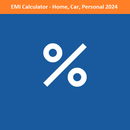 EMI Calculator-Home, Car, Bank logo
