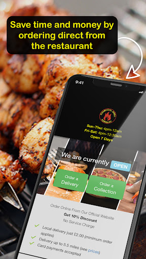 Android application Torquay Charcoal Grill screenshort