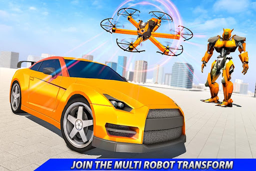 Drone Robot Car Transforming Gameu2013 Car Robot Games 1.0 screenshots 11